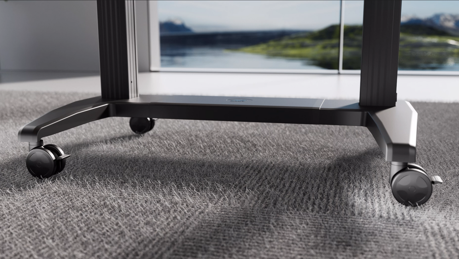 2024 Model T100 Electric Dual Column Lift Heavy Duty Height Mobile Cart Mount Bracket