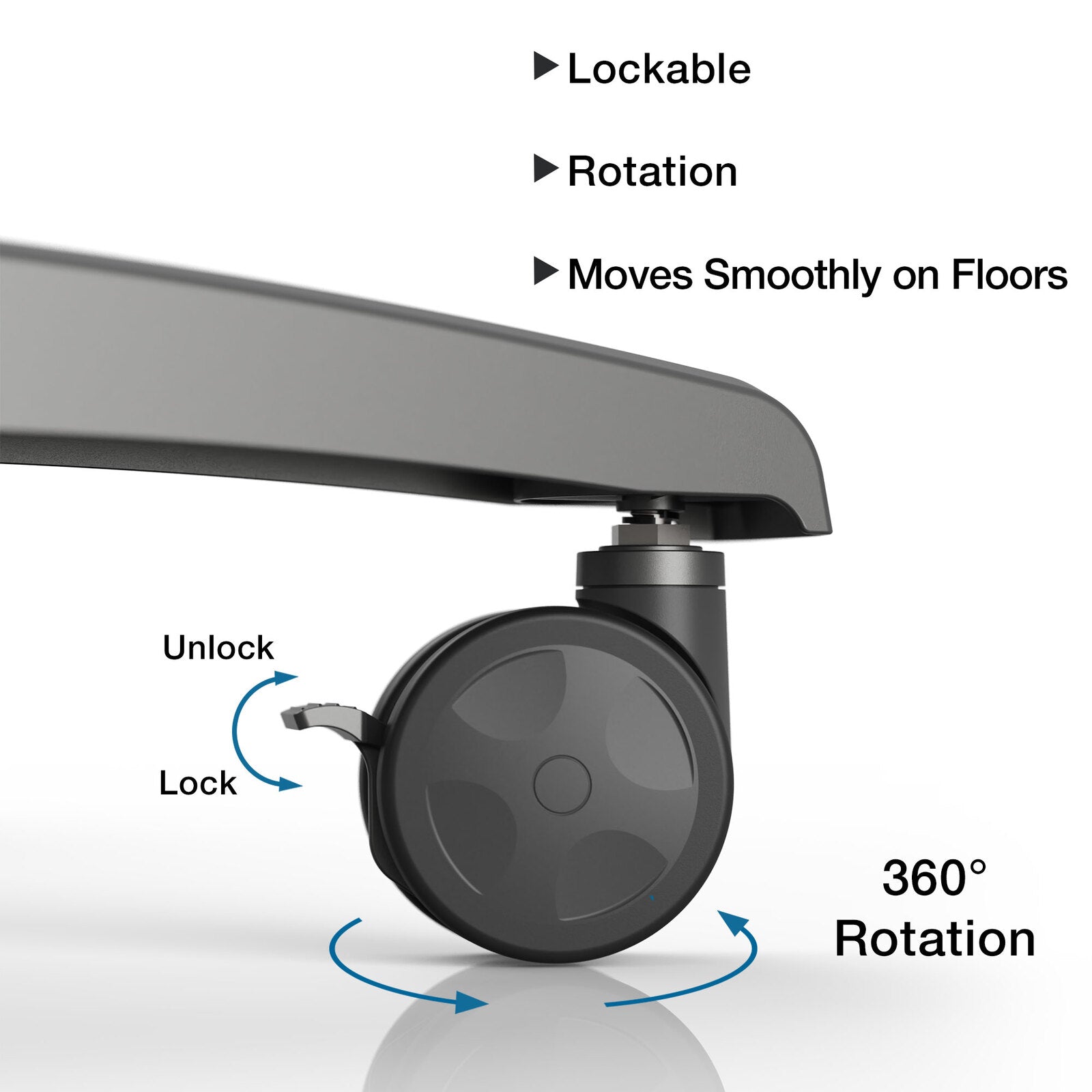 NB T70 Electric Mobile TV Stand Cart Mount Bracket For Touch panels to 136kg