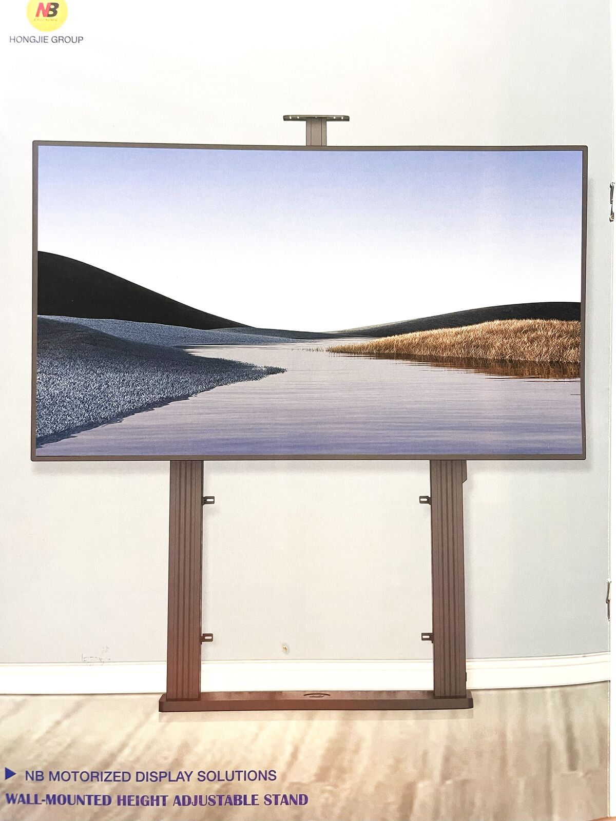 NB HD Motorised Wall Mount for Touch panels to 136kg Fits 65" - 100" Screen T80