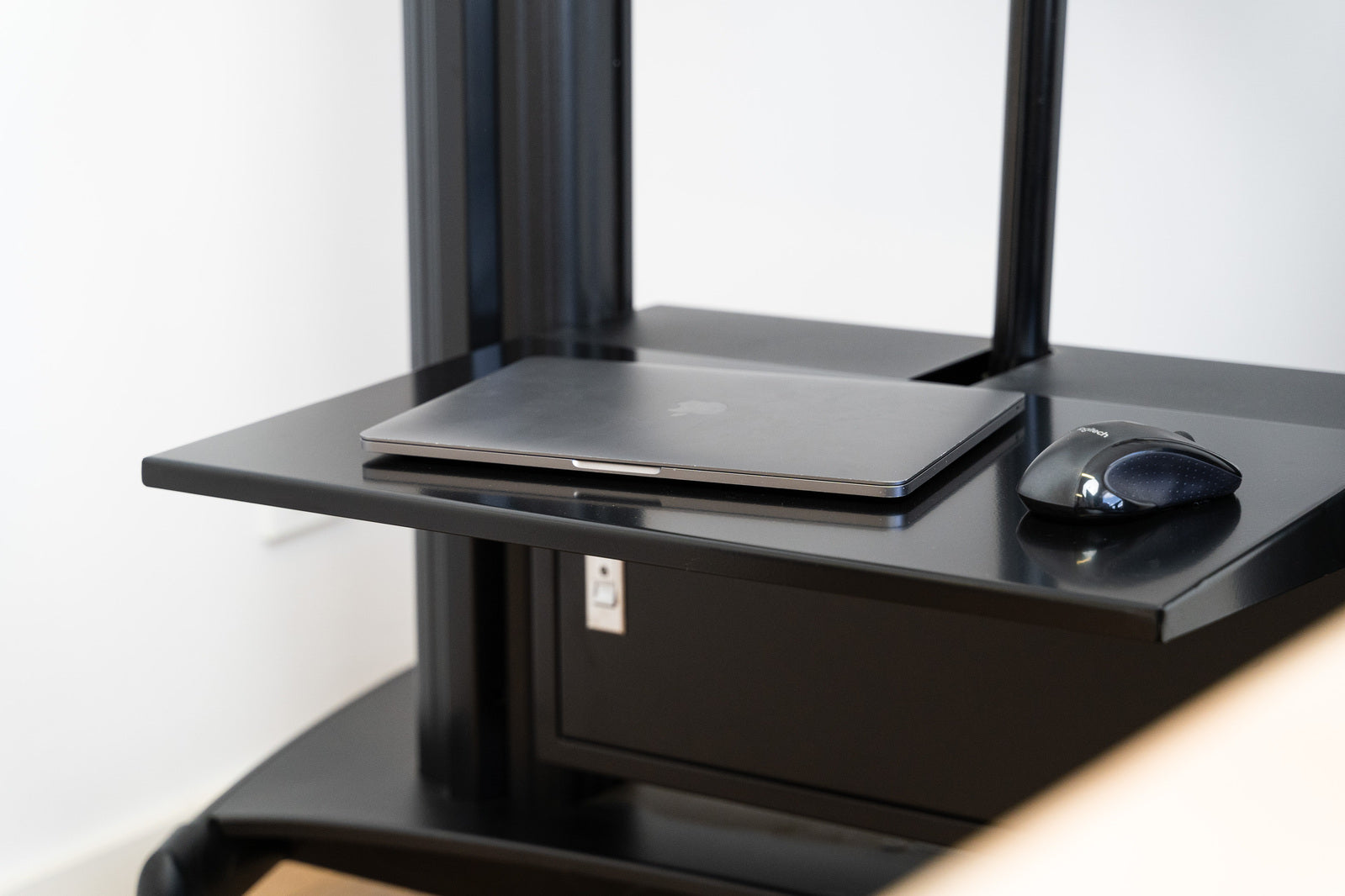 TW-100 Black Equipment Shelf for TV Cart TW-100