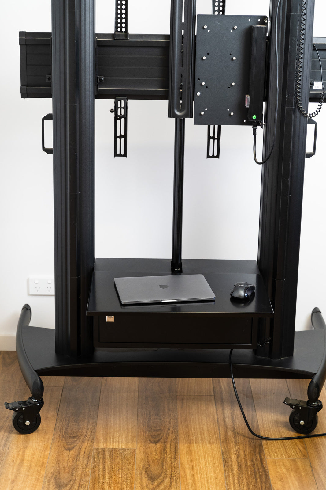 TW-100 Black Equipment Shelf for TV Cart TW-100