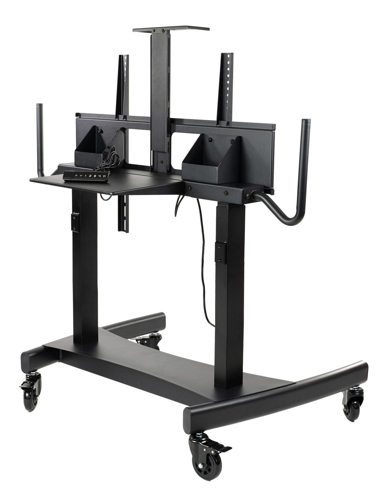 TW50-Xrta Tall Electric Vertical Lift Touch Screen Mount in Black