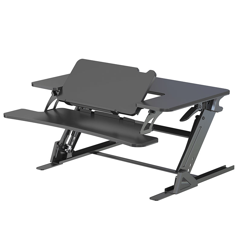 Sit Stand Desk Adjustable Riser Ergonomic Work Station 890x522mm GSD06B
