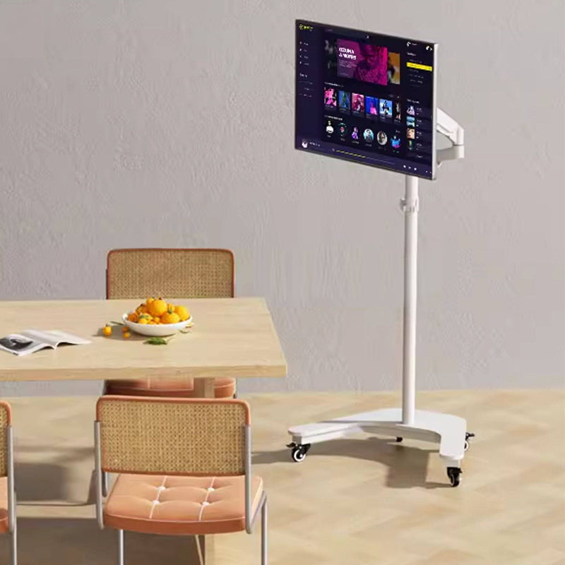 SteelView Mobile Tv Monitor floor stand Mount Bracket Cart rotating 10 to 34 inch