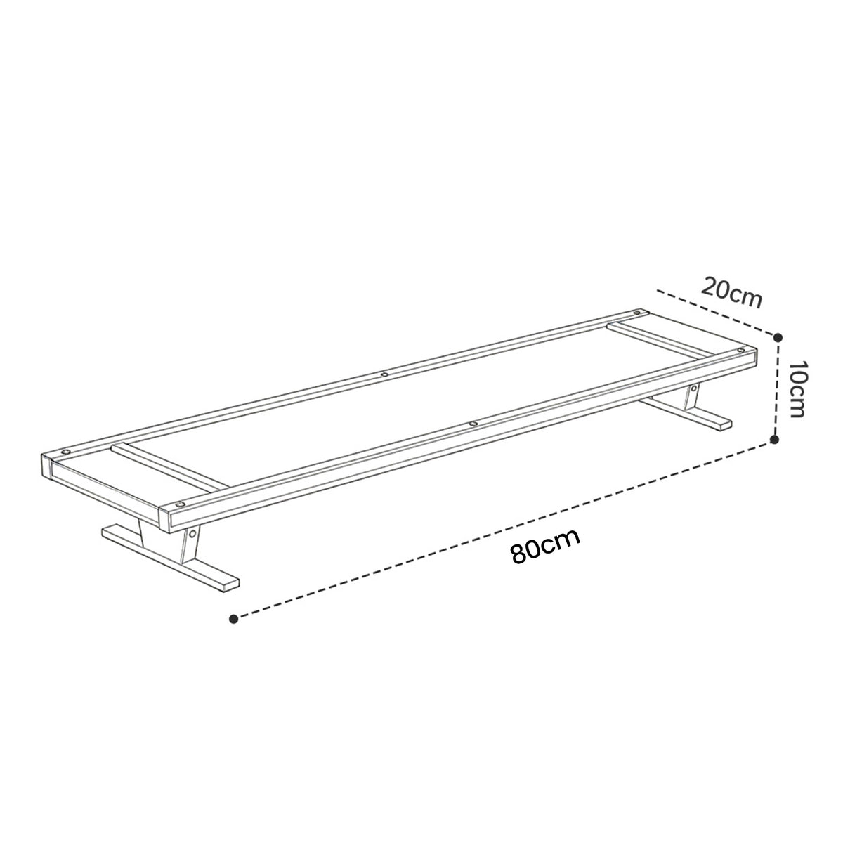 Ergonomic Acrylic Monitor Riser with RGB Lighting, Aluminum Height Adjustable Dual Monitor Stand, Gaming Desk Desktop Organizer