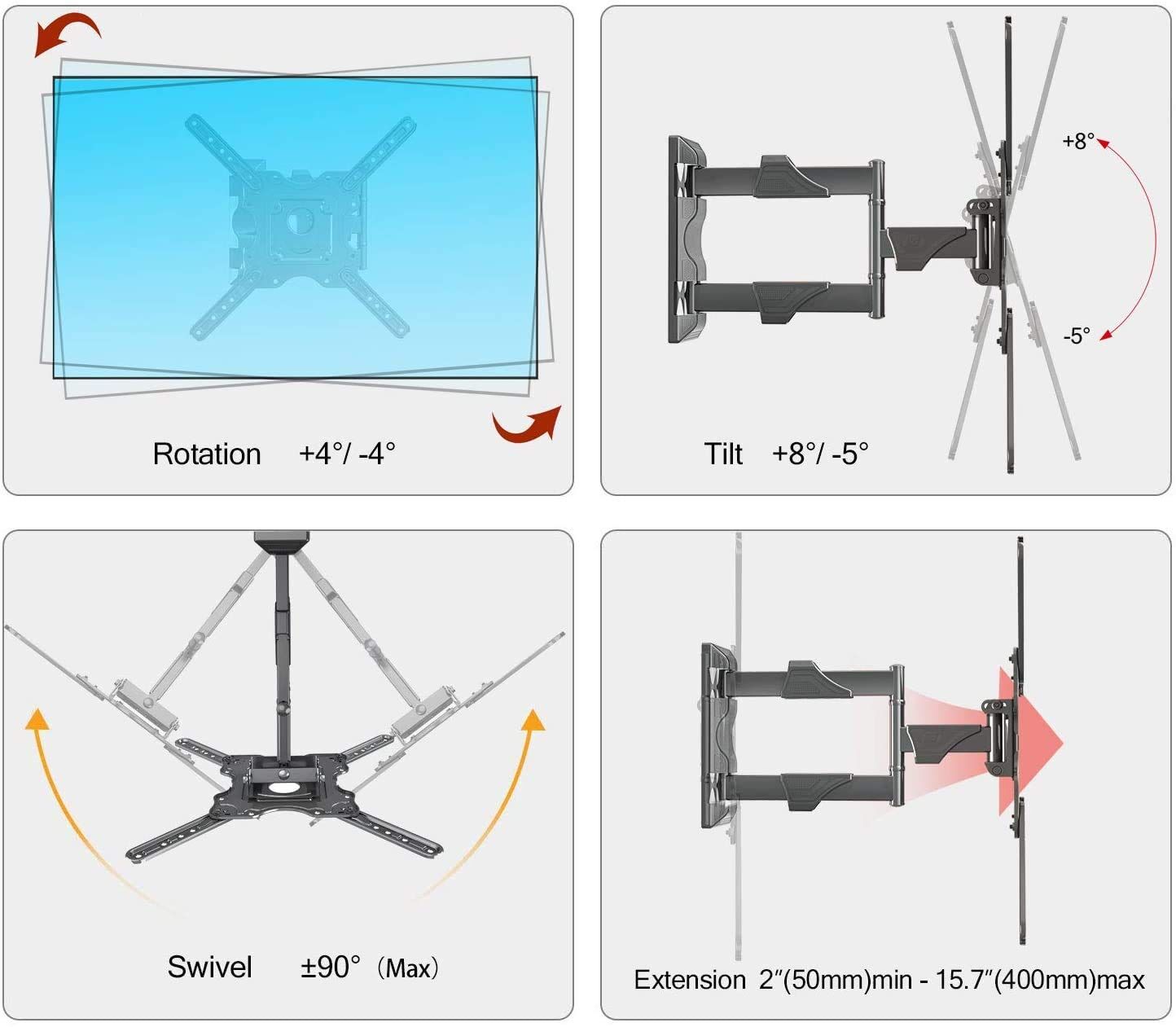 a201 Cantilever TV Wall Mount 32-55 inch