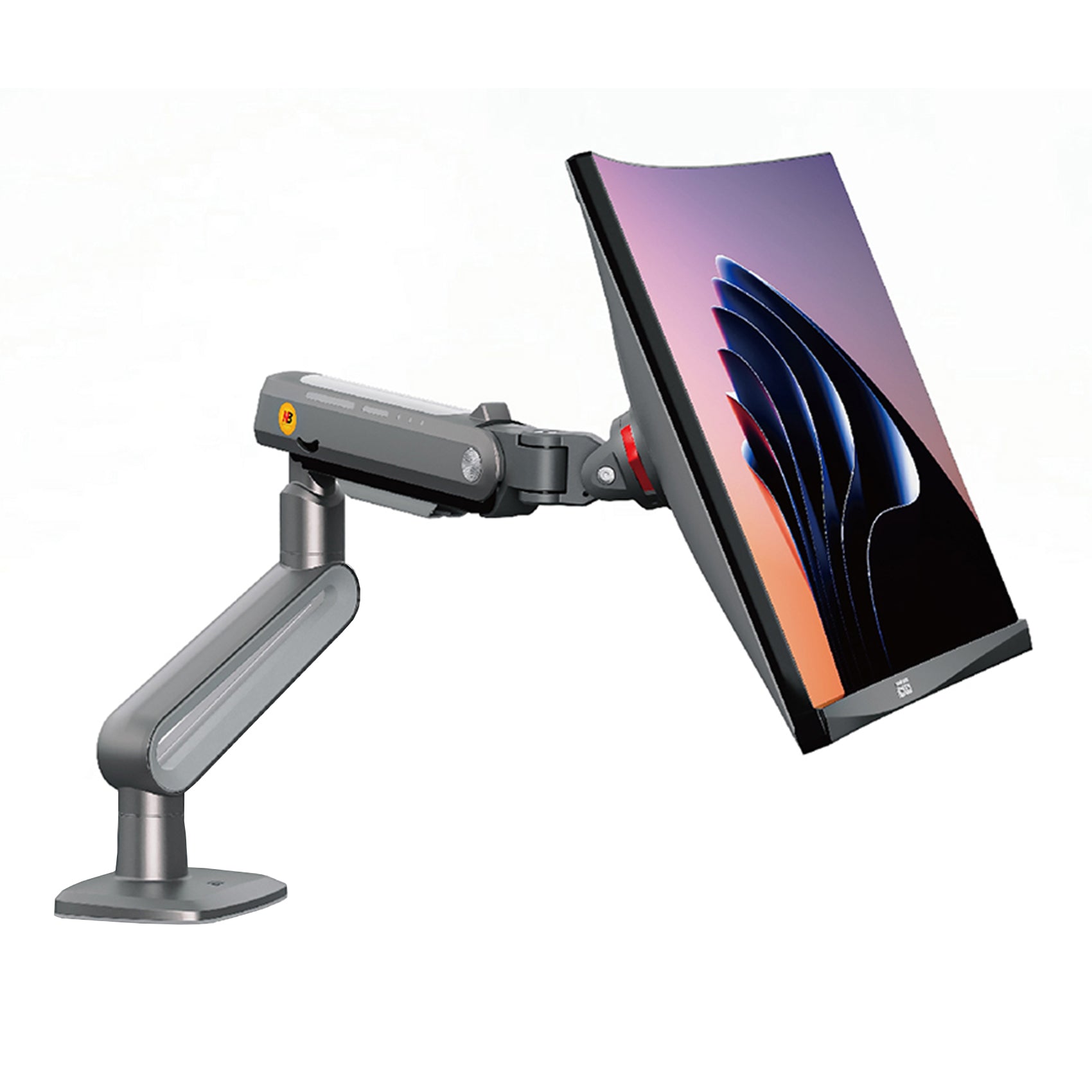 Gaming Monitor Arm – 27″–50″ Curved Screen (holds 18 kg) A6