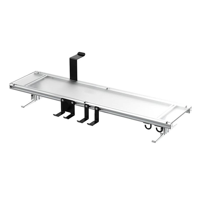 Ergonomic Monitor Riser with RGB Lighting Acrylic Aluminum Height Adjustable Dual Monitor Stand