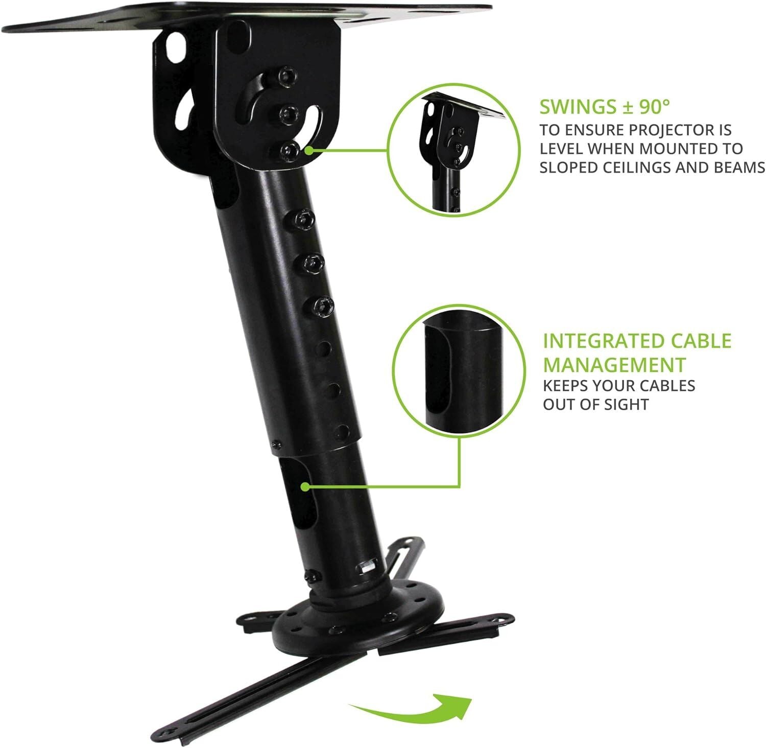 Projector Ceiling mount 37 to 44cm 360 Rotation
