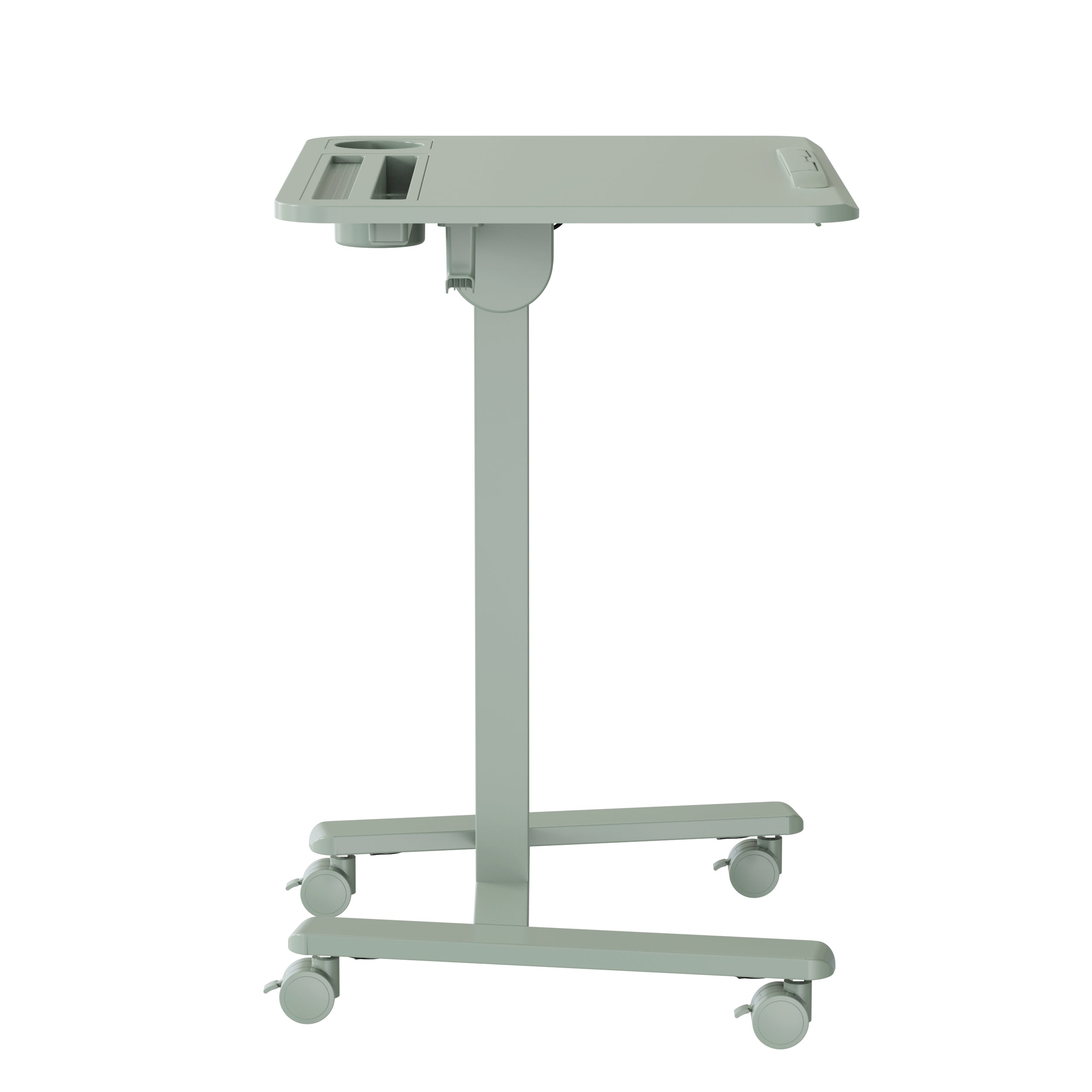 GKU Tiltable Height Adjustable Mobile Sit Stand Desk 700x500mm F047-FA122