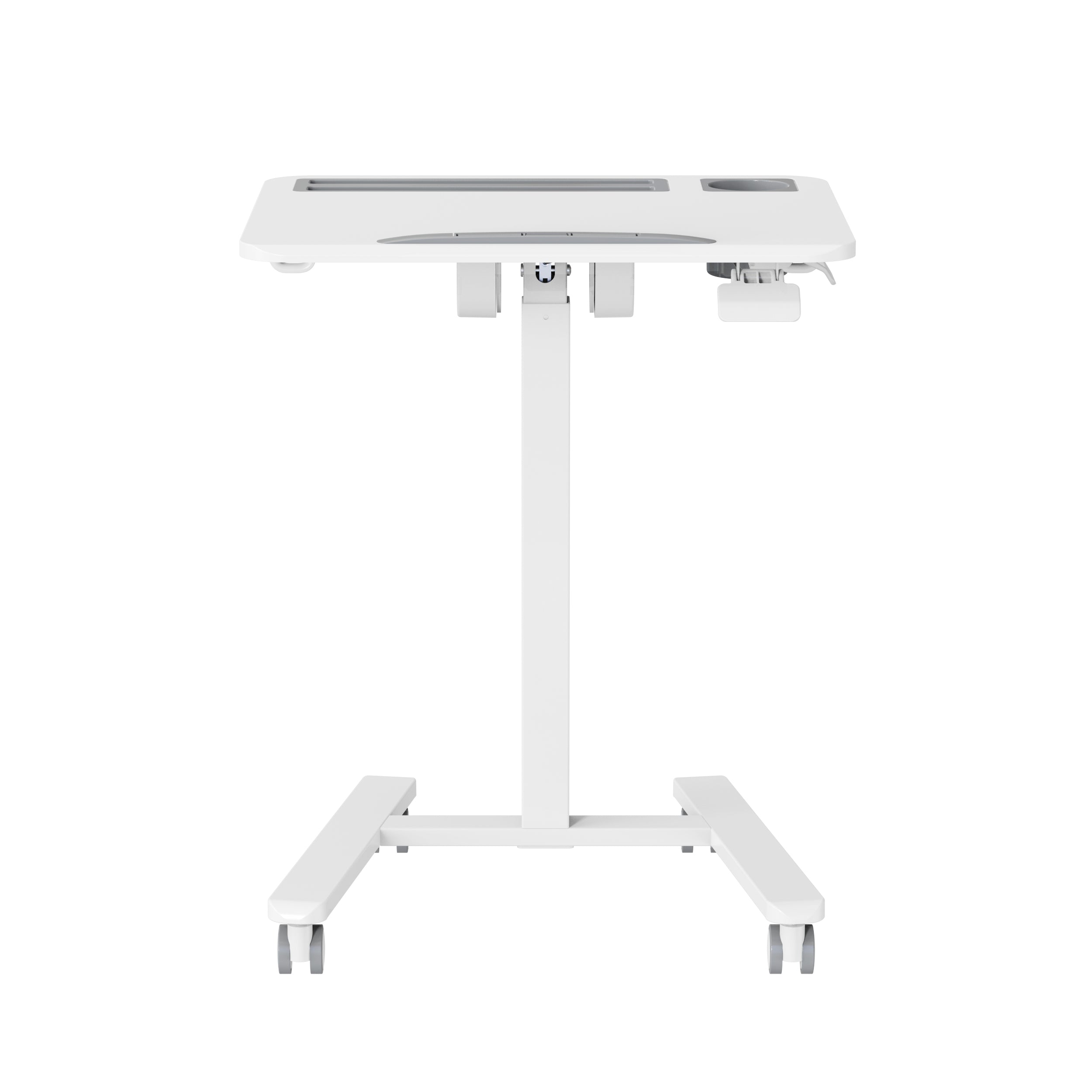 GKU Tiltable Height Adjustable Mobile Sit Stand Desk 700x500mm F047-FA122