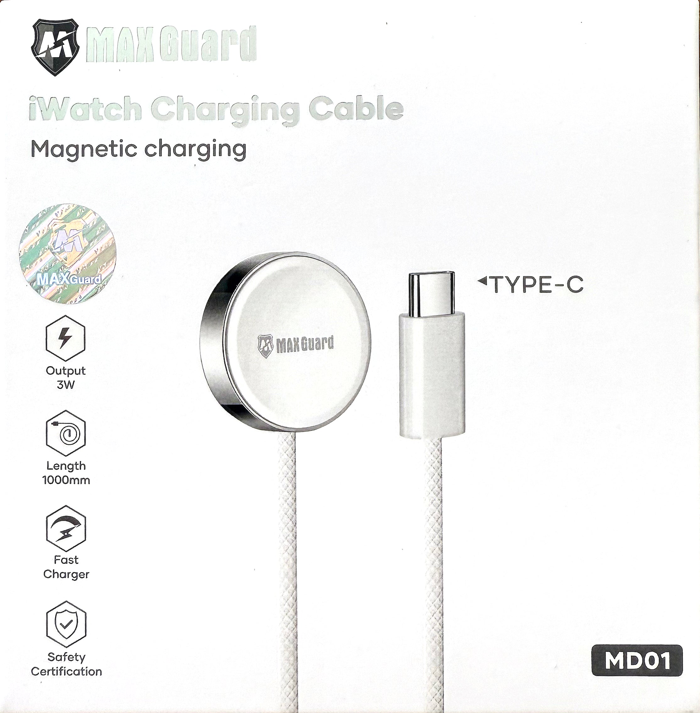 iwatch fast charging cable magnetic md01 1m