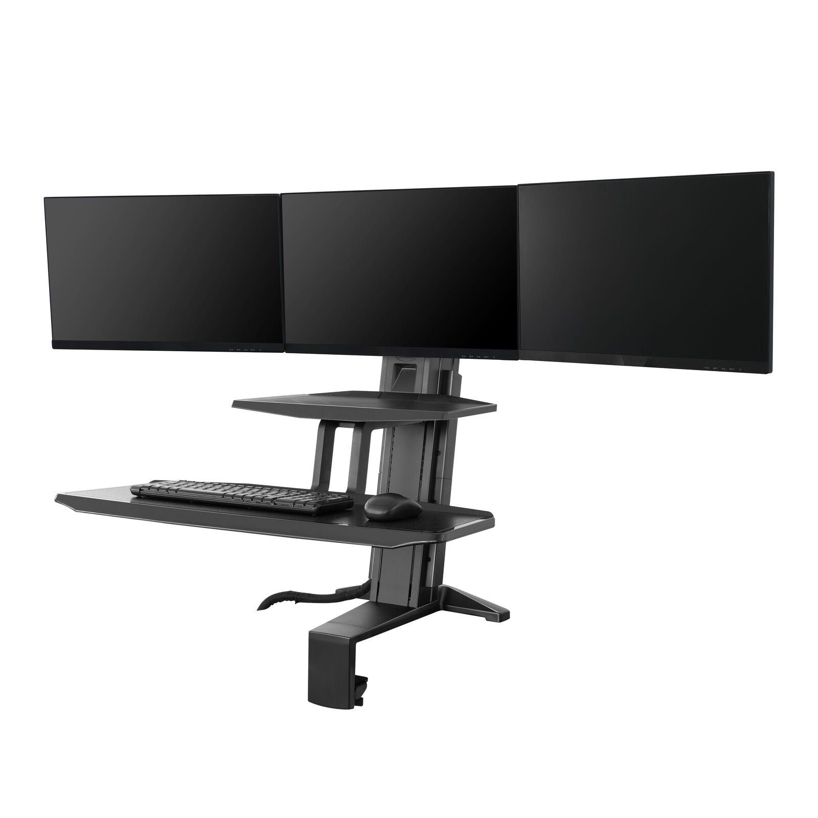 Work station Standing TRIPLE Screen Sit Stand 19-24" up to 11kg