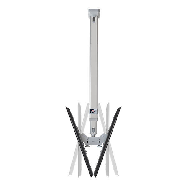 Heavy Duty Back To Tv Ceiling Mount North Bayou Heavy Duty Back To Tv Ceiling Mount Silver First Thumb Image