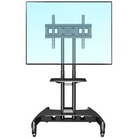Steel TV Mobile Cart: AVA1500-60-1P Black