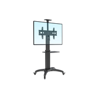 Mobile TV Stand Premium TV Cart AVF1500-50-1P - Black