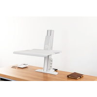 NB New Product Sit Stand Clamp on Notebook Riser BT25 - White