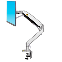 NEW Gas Strut Model F100A 3-12kg up to 35" Monitors - Silver