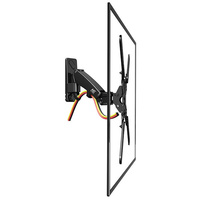 F350—Gas-Strut Wall Flexi Mount - Black
