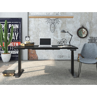 Flexi-Desk HA-223 Dual Motor Electric Sit/Stand Desk Frame ONLY -Black