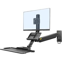 NB New Product Sit Stand Desk Wall Mount MB32 - Black