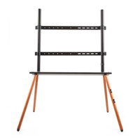 Iron tray style with four-legged beech wood stand