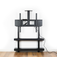 TW55 Electric Vertical Lift Wall Mount for Touch Screen Mounting in Black