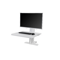 Work station Standing Screen Sit Stand 22"-32" up to 11kg - white