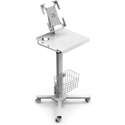 Adjustable Height Laptop Desk with Wheels Utility Medical Cart work station