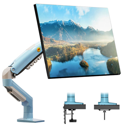 Blue Gas Lift Arm for 17-30" Dual Gaming/Office Use VESA 75/100 F80-XM AU Stock