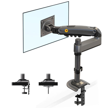 NB Desktop Monitor Pole Mount Gas Strut Arm 17"-30" up to 9 kg H100