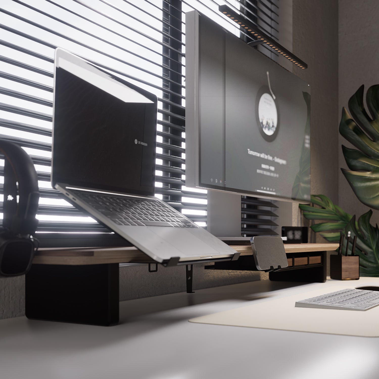 GKU Plymodel Monitor Riser Stand Extra Large Mulit addons