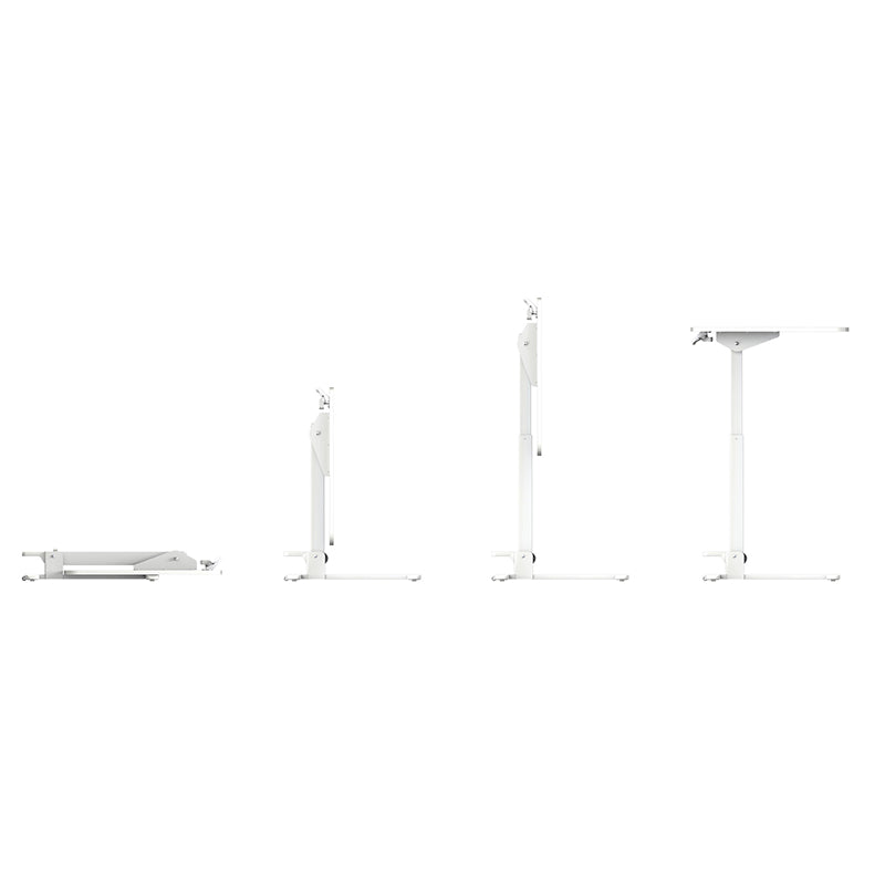 Mobile WHEELY Sit Stand Desk Folding 680x400MM FA107