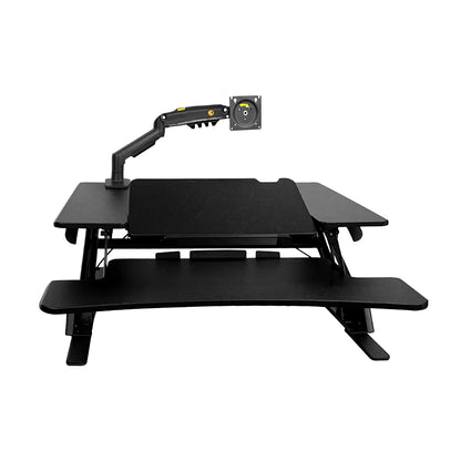 Sit Stand Desk Adjustable Riser Ergonomic Work Station 890x522mm GSD06B