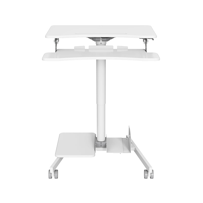 Mobile WHEELY Sit Stand Desk Folding 710mm FDS108