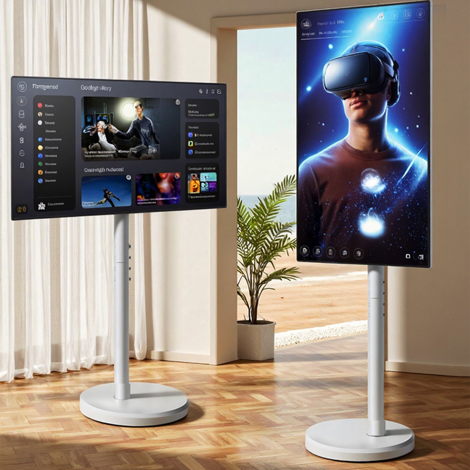 Tv Monitor floor stand rotating 10 to 42 inch