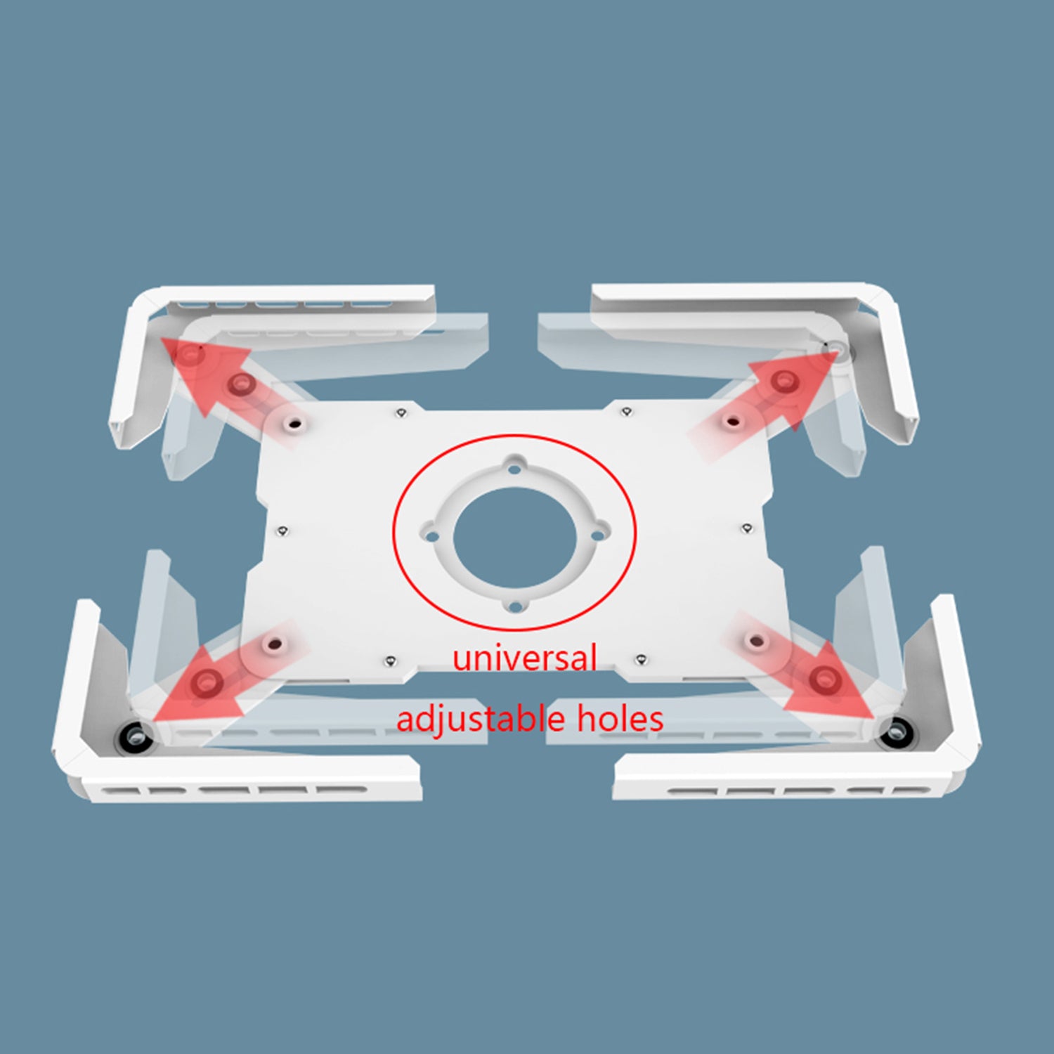 iPad Securiy Holder Mount Case Vesa 75x75-100x100 UTC1