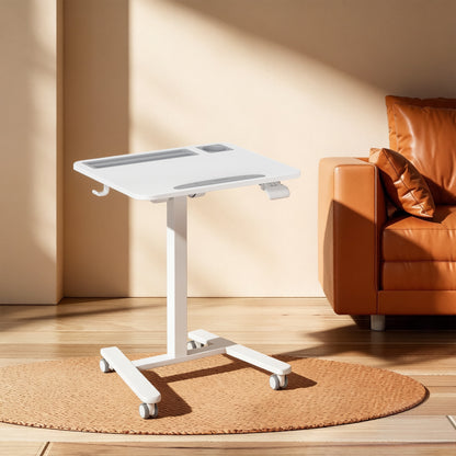 GKU Tiltable Height Adjustable Mobile Sit Stand Desk Wheely 700x500mm F047-FA122