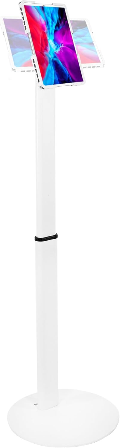 Mountech IPAD TABLET Security Floor Stand Tilt Rotate 70-120CM HEIGHT ipa7