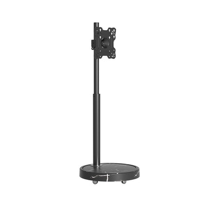 TV Monitor floor mobile stand VESA 200 black marble base-vesa 200 floor stand