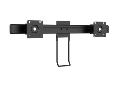 NB45 Heavy‑Duty Monitor Arm Bundle with Dual‑Monitor Cross Bar | Single to Dual Screen Desk Mount
