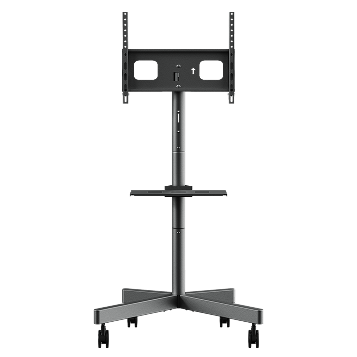 Mountech RollingView Tv Monitor Stand With Storage Shelf ct50