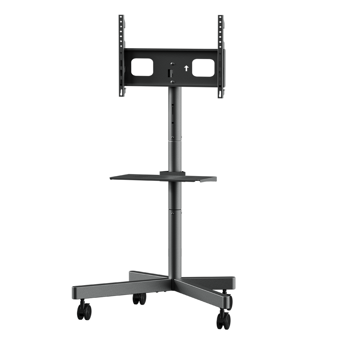 Mountech RollingView Tv Monitor Stand With Storage Shelf ct50