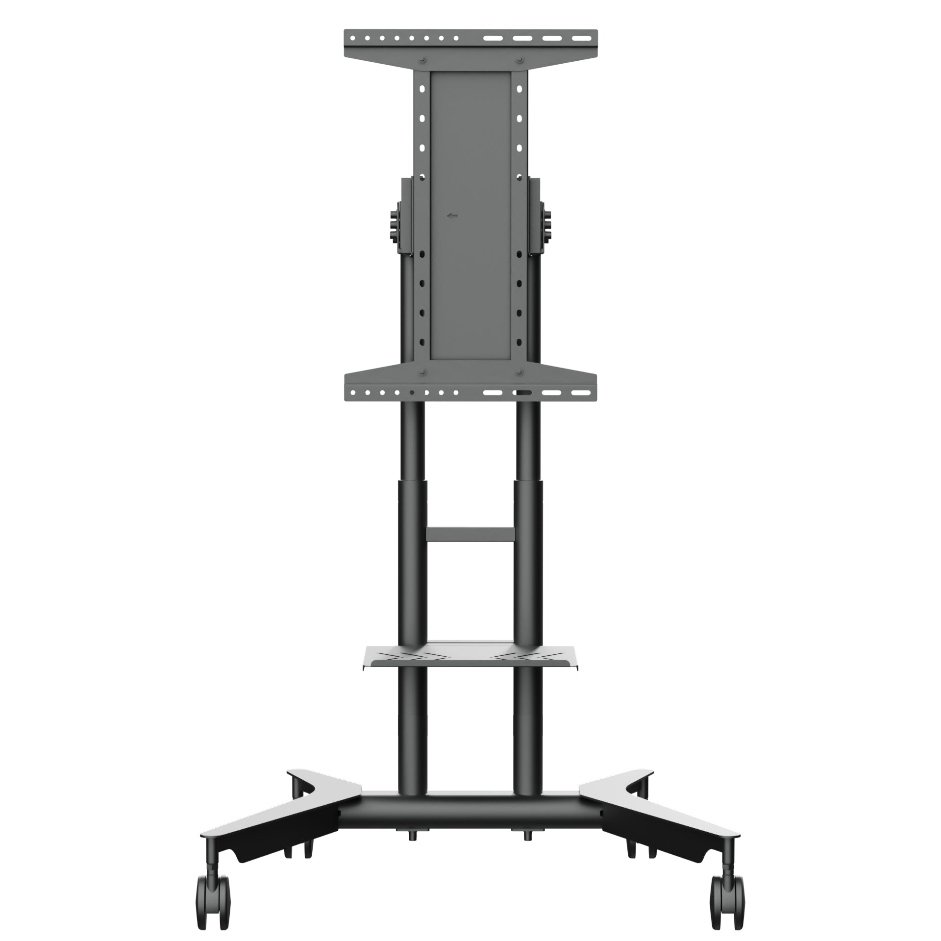 Mountech Mobile TV Cart Heavy Duty with Shelf Tilt and Rotate CT70