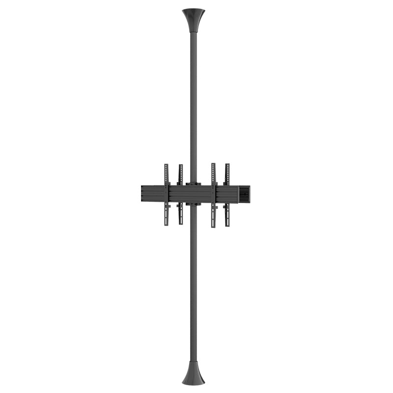 Mountech Floor-to-Ceiling TV Signage Mount Stand – Single, Dual or Back-to-Back | MTECFS11B