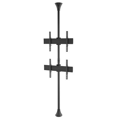 Mountech Floor-to-Ceiling TV Signage Mount Stand – Single, Dual or Back-to-Back | MTECFS11B