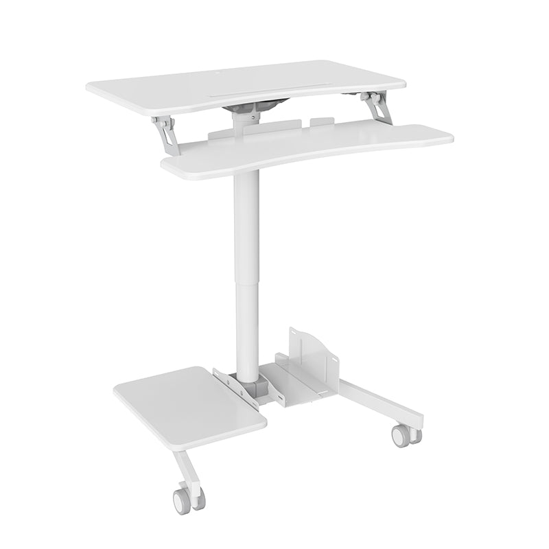 Mobile WHEELY Sit Stand Desk Folding 710mm FDS108