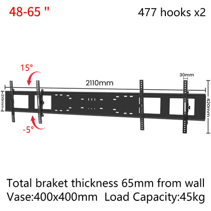 Multiple Tv Monitor Wall Mount Menu Board