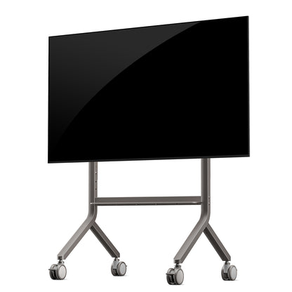 2026 NB P100 Height Adjustable Mobile Cart 65"-90" Large Screen Mobile Stand