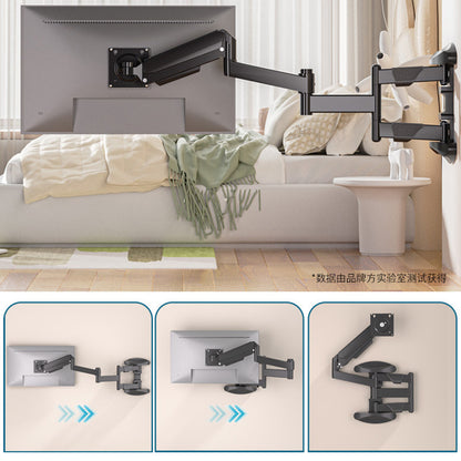 Extra Long Arm Extending Wall Mount for monitors gas struct 1000-1375mm reach